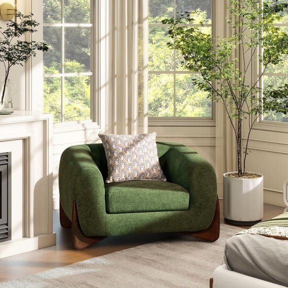 Fleece Material - Removable Seat Cushion - TV Room - Sinuous Spring Support
