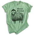 thumbnail image 1 of Fleece Navidad T-shirt, Unisex Women's Men's Shirt, Funny Christmas Xmas Feliz Navidad Sheep, Heather Apple Green, X-Large, 1 of 6