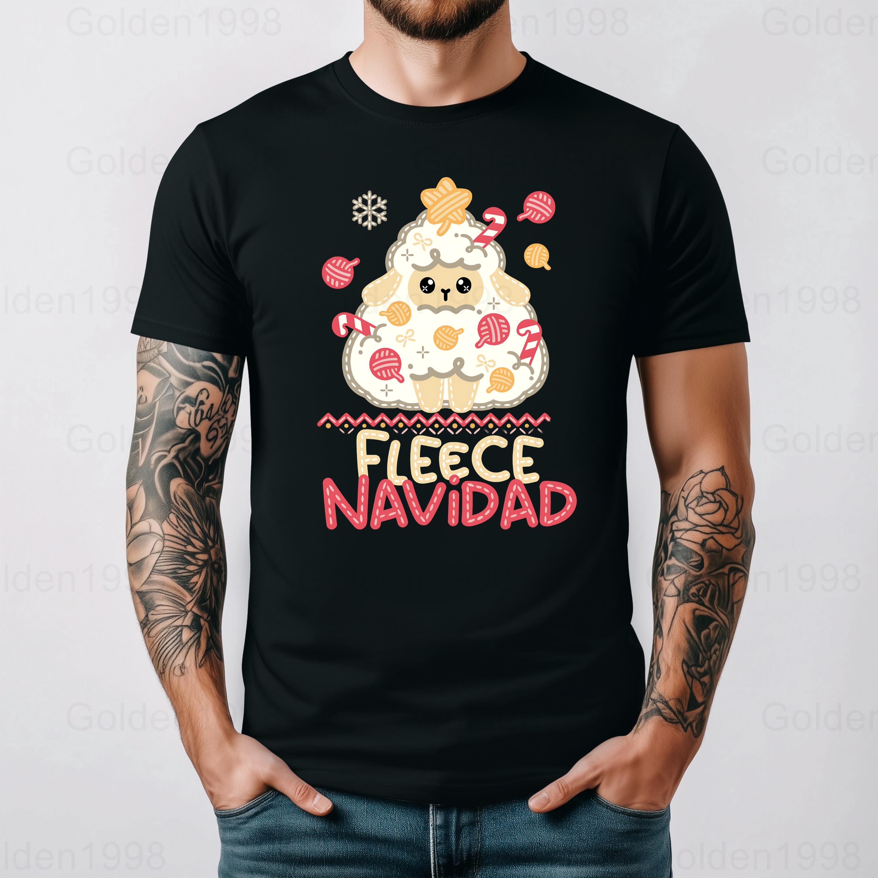 Wild Bobby 'Feliz Navidad' Men's Ugly Christmas Sweatshirt - Black, X-Large Graphic Crewneck - View #6