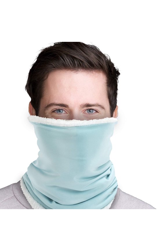 Fleece Neck Warmer | Neck Gaiter Face Mask, Motorcycle Mask (Blue)
