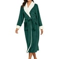 thumbnail image 1 of Nightgown Long Sleeve Fluffy Robes for Women Warm Robes Women'S Robes Flannel Pajamas for Women, 1 of 6
