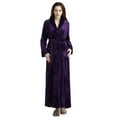 thumbnail image 1 of Fleece Nightgown for Women Long Sleeve Fluffy Robes for Women Warm Robes Womens Robes Long Ladies Nightgowns, 1 of 5
