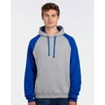thumbnail image 1 of Fleece Nublend Colorblocked Raglan Hooded Sweatshirt, 1 of 2