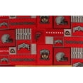 thumbnail image 1 of Fleece Ohio State University OSU Buckeyes Red College Football Sports Team Fleece Fabric Print by the Yard (OHS-1177), 1 of 1