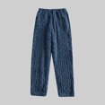 thumbnail image 1 of Fleece Pajama Pants for Men with Pockets Elastic Waist Sherpa Trousers Mens Casual Solid Color Thermal Warm Straight Leg Loungewear Pajamas Pant, 1 of 8
