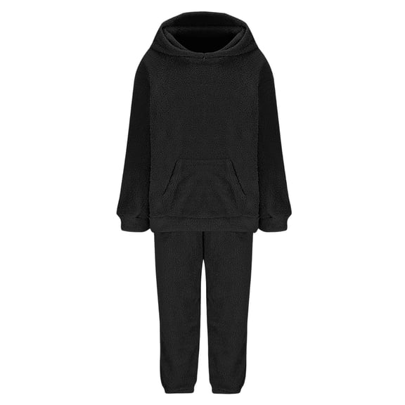 Pajamas Long Sleeve Loose Loungewear Pullover Pants Two Piece Pjs for Women Set