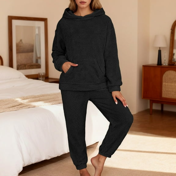 Pajamas Long Sleeve Soft Sleepwear and Pants 2 Piece Women Pajama Sets