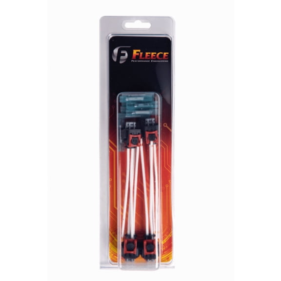 Fleece Performance FPE-HAR-L5P-INJ-PT-4P 17-22 GM 2500-3500 Duramax Replacement Fuel Injector Connector with Pigtail - Pack of 4