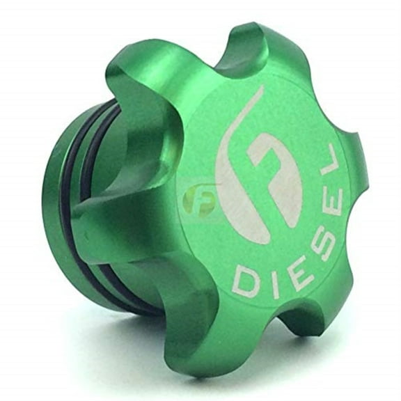 Fleece Performance Engineering Fpe Fc 1316 Grn Anodized Billet Fuel Cap (2013+