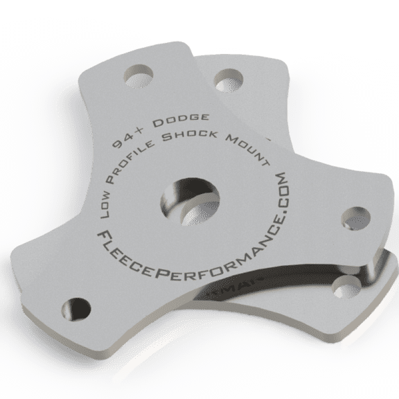 Fleece Performance 2500 and 3500 Low Profile Shock Mounts