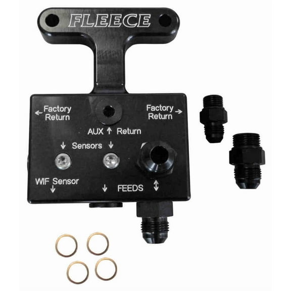 Fleece Performance 03-07 Dodge 5.9L / 07.5-09 6.7L Cummins 3rd Gen Fuel Distribution Block