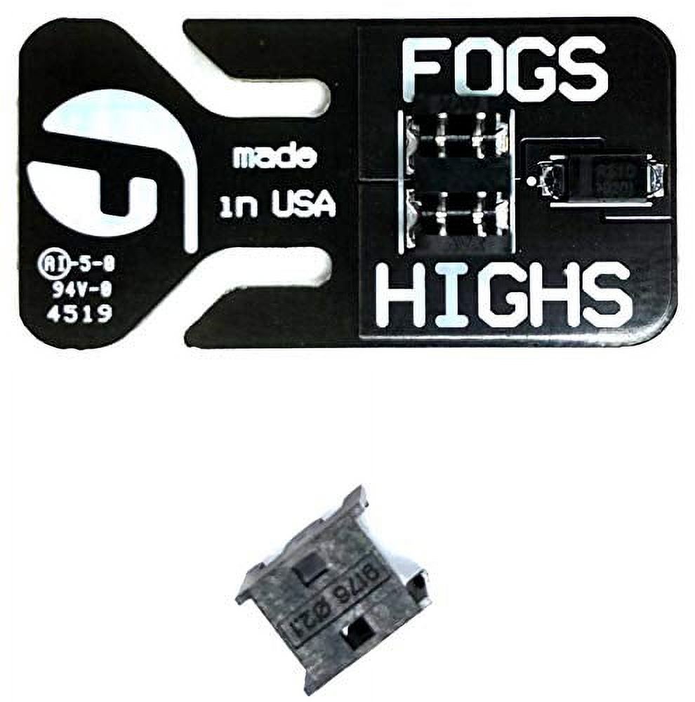 High Performance Beam Module Light Fleece Performance All Lights On Module, Fits 2007-2019 GMC, High Beams ...