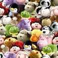 thumbnail image 1 of Fleece Pillow Pets Pet Heads Stuffed Animals Toys Fleece Fabric Print by the Yard k1388s, 1 of 1