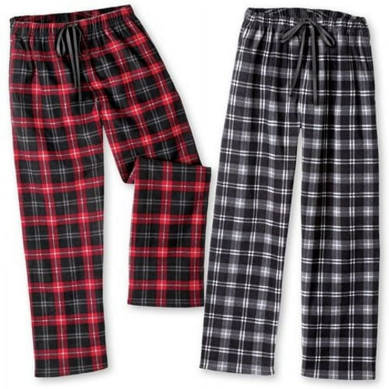 Maroon/Grey Plaid Pajama Pant