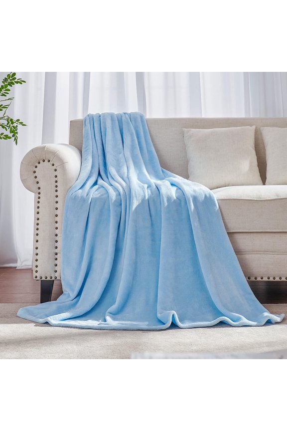 Fleece Plush Throw Blanket Navy Blue(50 by 60 Inches),Super Soft Fuzzy Cozy Flannel Blanket for Couch Sofa.Microfiber Blanket Lightweight