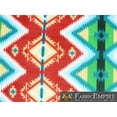 thumbnail image 1 of Fleece Printed Fabric AZTEC RASTA / 58" Wide / Sold by the yard S-640, 1 of 1