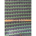 thumbnail image 1 of Fleece Printed Fabric TWO TONE WAVES GREEN / 58" Wide / Sold by the yard, 1 of 1
