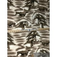 thumbnail image 1 of Fleece Printed Horse *MOCHA Horse* Fabric, 1 of 1