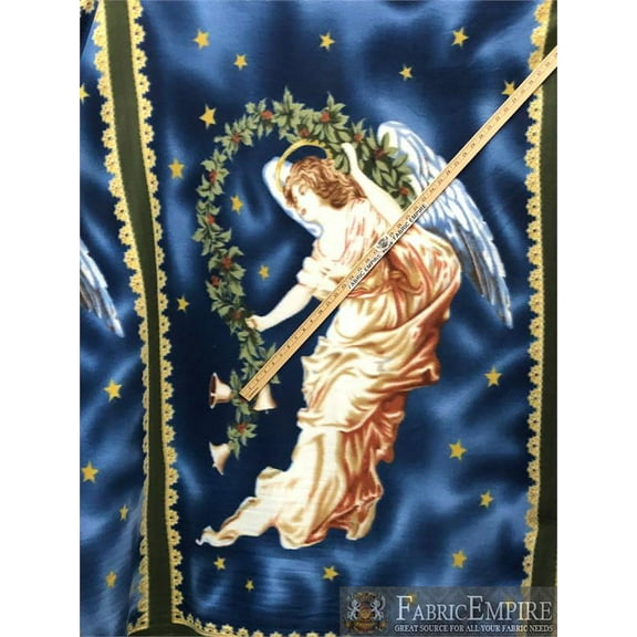 Fleece Printed Panel Fabric ANGELS IN HEAVEN / Sold Per Piece