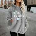 thumbnail image 1 of Fleece Pullover Women Hoodies, Yes,I'M Still Cold Sweatshirts Hooded Warm Loose Casual Shirts Crewneck Long Sleeve Fuzzy Sweaters Oversized Cozy Winter Outfits Thermal Soft Comfy Tops with Pockets, 1 of 6