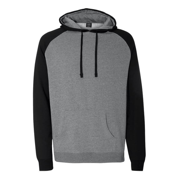 Fleece Raglan Hooded Pullover