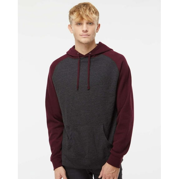 Fleece Raglan Hooded Pullover