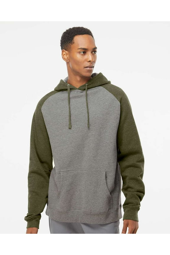 Fleece Raglan Hooded Pullover