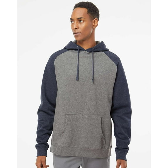 Fleece Raglan Hooded Pullover