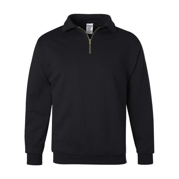 Fleece SUPER SWEATS Quarter-Zip Cadet Collar Sweatshirt