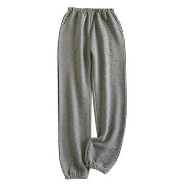 Fleece Sleep Pants for Women Flannel Warm Harem Pants Joggers Elastic Waist Stretchy Pajamas Pant with Pockets