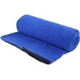 thumbnail image 1 of Fleece Sleeping Bag Liner Travel Sheet Camping Sleep Sack Ultralight Zippered Storage Bag Full Sized Zipper Backpacking Blanket for Traveling, Camping, Hiking, Outdoor Activities, 1 of 7