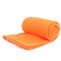 Fleece Sleeping Bag Liner for Adult Warm or Cold Weather Tent Bed Full Sized Zipper Camping Blanket for Outdoor Indoor