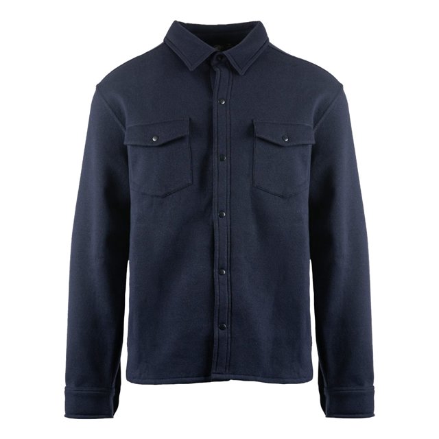 Fleece Snap Jacket - NAVY - L