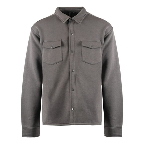 Fleece Snap Jacket - STEEL - XL