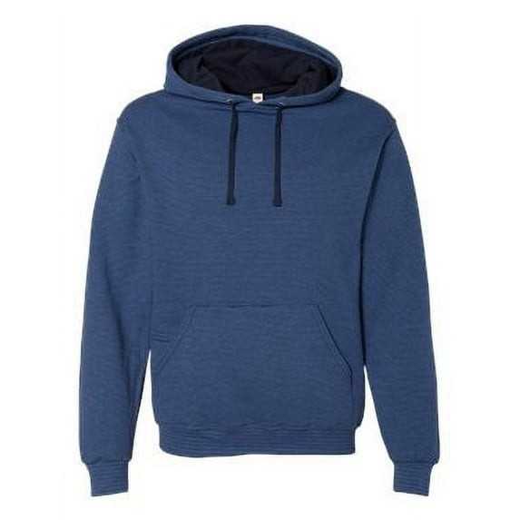 Fleece Sofspun® Microstripe Hooded Pullover Sweatshirt