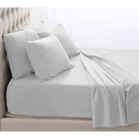 Fleece Solid Sheet Set by Bare Home
