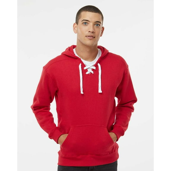Fleece Sport Lace Hooded Sweatshirt