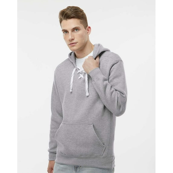 Fleece Sport Lace Hooded Sweatshirt