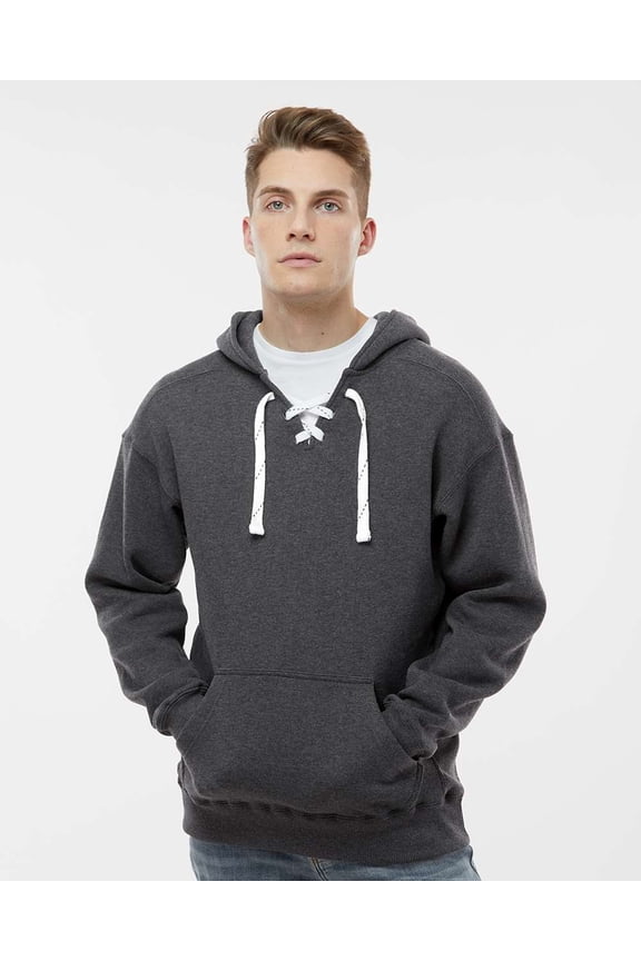 Fleece Sport Lace Hooded Sweatshirt