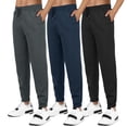 thumbnail image 1 of Fleece Sweatpants for Men Elastic Bottom Active Athletic Workout Jogger Pants with Pocket and Drawstring, 1 of 8