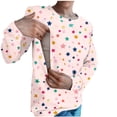 thumbnail image 1 of Fleece Sweatshirts for Women, Nursing Hoodies for Womens Pullover Hoodie Sweatshirt Maternity Breastfeeding Side Hidden Soft Stretchable Long Sleeve Tops Daily Wear Leisure Loungewear, 1 of 4