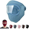 thumbnail image 1 of Fleece Thermal Mask with Removable Goggles, Winter Breathable Warm Mask, Full Face Protection Windproof No Fog, for Men Women Running Skiing Hiking Cycling, 1 of 8