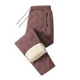 thumbnail image 1 of Fleece Thermal Pants – Unisex Thermal Warm Jogger Pants, Soft Fleece Lining, Lightweight Breathable, Adjustable Drawstring, Zippered Pockets, 1 of 7