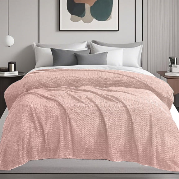 Fleece Throw Blanket,All-Season Comfort,Microfiber Softness,Easy-Care Fabric,Cozy Sofa & Bed Blanket for Office Naps AKLJWH