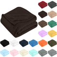 thumbnail image 1 of Fleece Throw Blanket for Couch, Super Soft Cozy Blankets, 70.87x59.06" Coffee Blanket Lightweight Fuzzy Comfy Flannel Blanket Warm Plush for Sofa Bed Decor, 1 of 9
