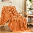 thumbnail image 1 of Fleece Throw Blanket, Cozy Plush Fleece Blanket Throw Size, Flannel Blankets Throw(50"*60",Brown), 1 of 4