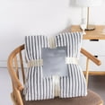 thumbnail image 1 of Fleece Throw Blanket For Couch - Soft & Warm Fluffy Dusty Blanket Decorative And Giftable Striped Blankets For Women Men, 1 of 7