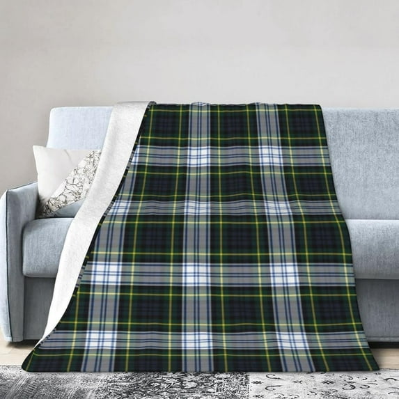 Fleece Throw Blanket,Scottish Tartan Plaid Super Soft Flannel Cozy Blankets, Lightweight Fuzzy Blankets for Couch Sofa Bed Office, Plush Blankets for All Season 50"x40"