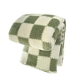 thumbnail image 1 of Fleece Throw Blanket Soft Polyester 100x70cm Cozy Striped Design for Sofa Nap, Air Conditioning & Winter Use, Warm Blankets for Winter in Multiple Colors, 1 of 6