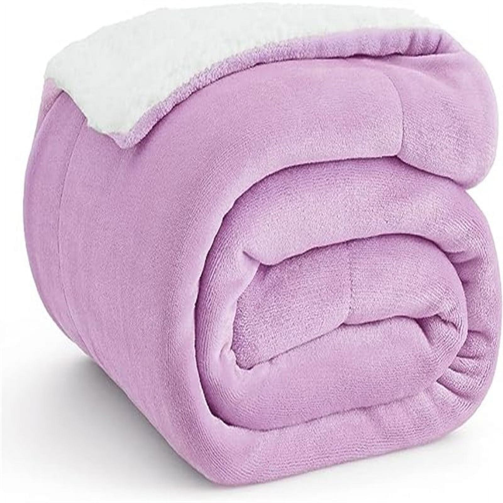 Lilac fleece blanket hotsell